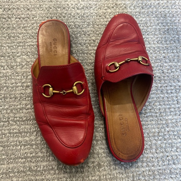 Gucci red mules size 36 - Picture 2 of 3